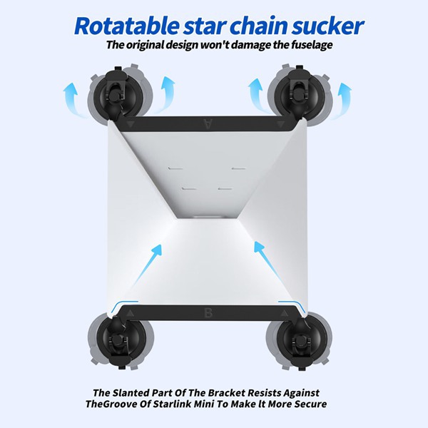 Starlink Adjustable Roof Mount Close-up