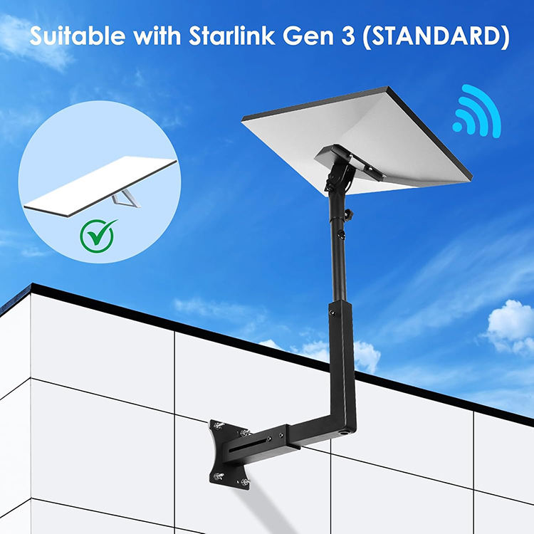 Starlink Adjustable Roof Mount Installation