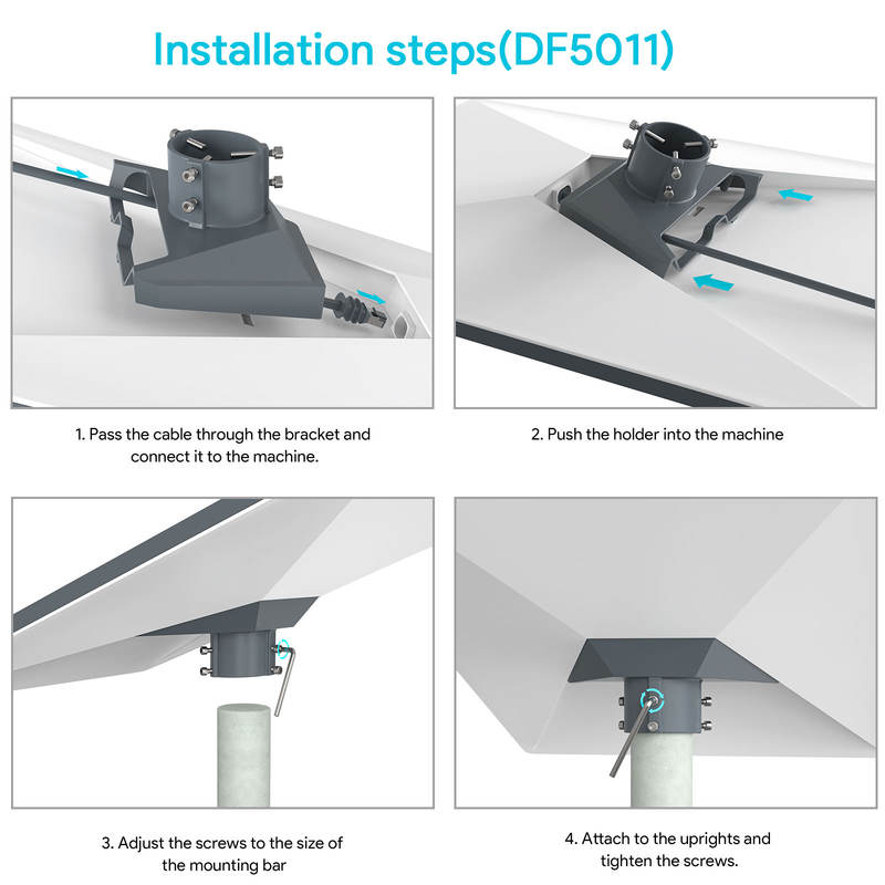 Starlink Adjustable Roof Mount Close-up